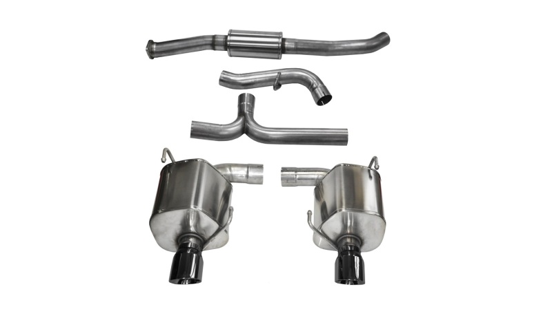 Subaru Impreza Performance Exhaust - Rear - CORSA Performance - Cat-Back, Dual Rear Exit, Sport, Pro-Series Tips - Black - `08-`10